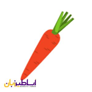 لیست سبزیجات: اسامی سبزیجات به انگلیسی با تصاویر Carrot